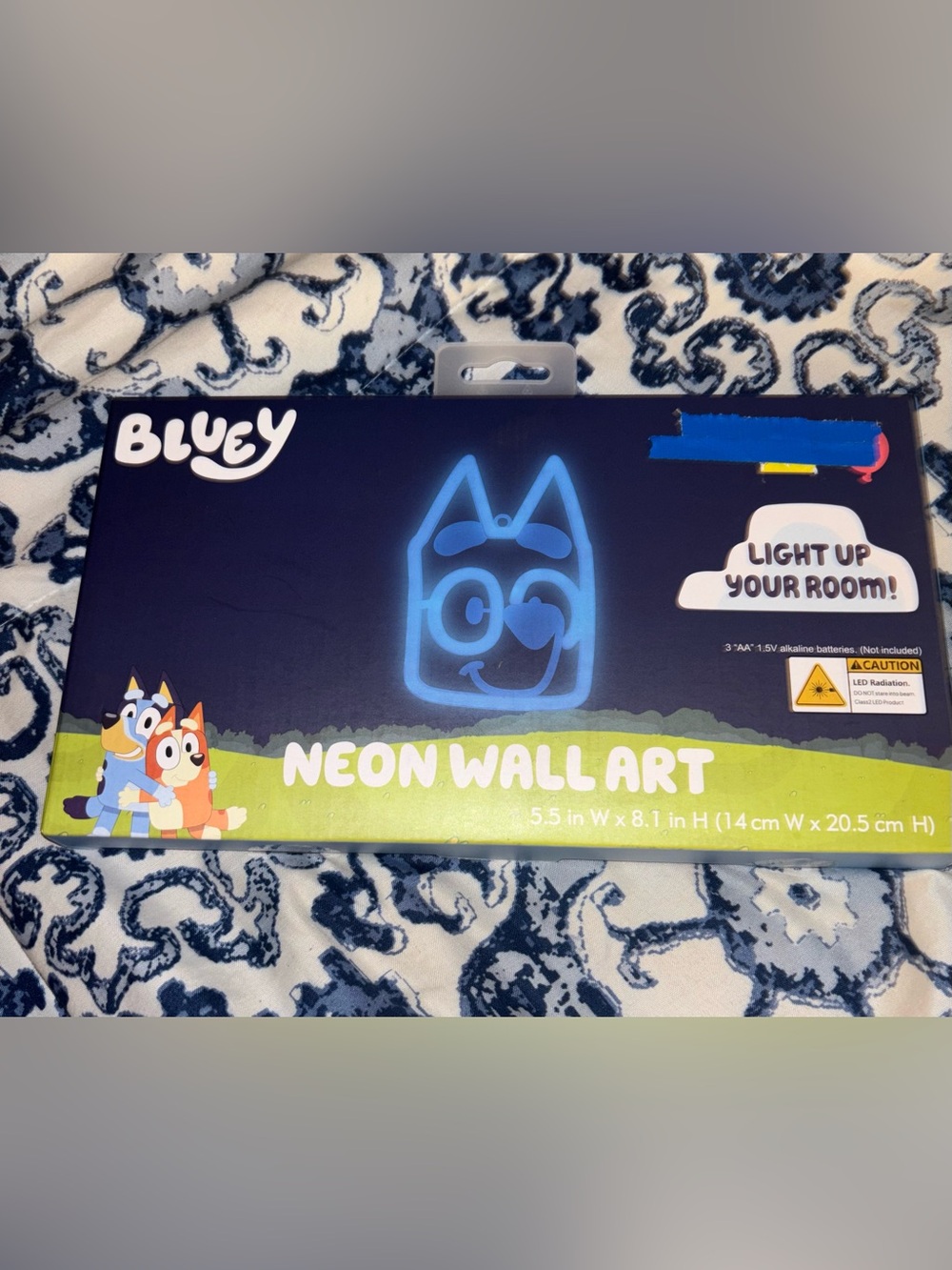 Neon Wall Art - Blue Neon Accent